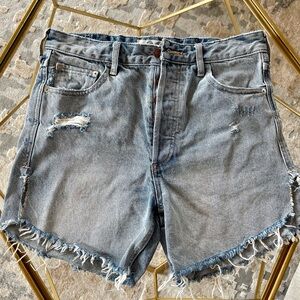 Free People denim shorts